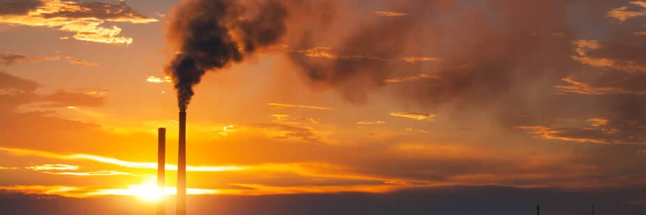 Medição e análise de gases de combustão em uma indústria